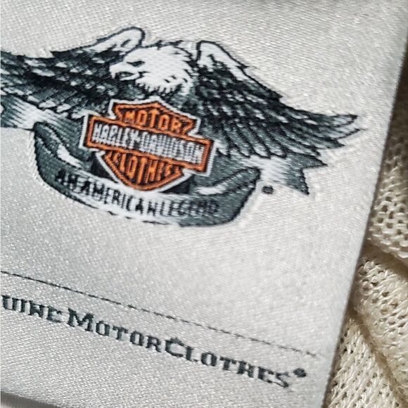 Harley Davidson Oatmeal & Gray Restless Spirt Tank Top - Picture 5 of 5